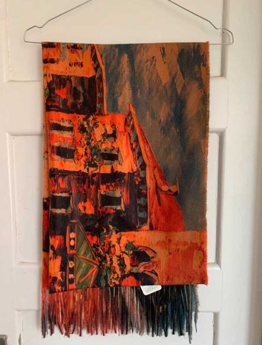 Écharpe Sky Casmere motivos abstractos 192x64cm