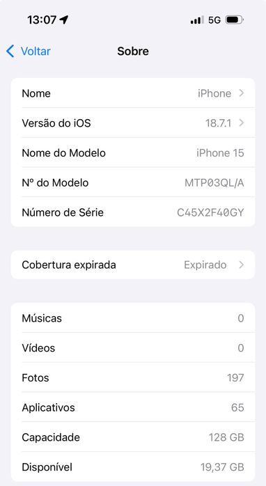 Vendo iphone 15 em bom estado