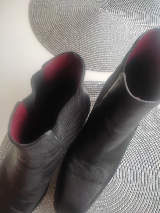 Botki Zara 40 skóra