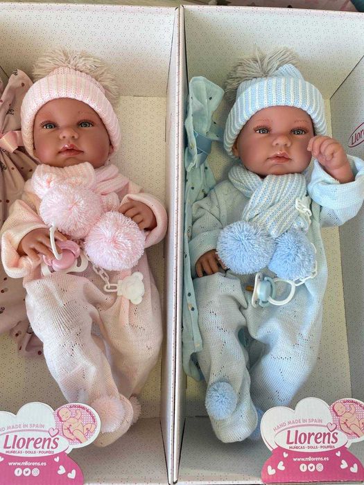 Вініловий пупс Лоренс Тіна и Тіно 43 см Пупс хлопчик дівчинка Llorens