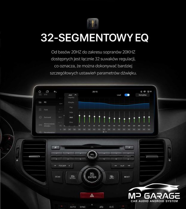 Honda Accord 8 Radio Nawigacja Android_13 12.3" Qualcomm CarPlay AndroidAuto Qled Montaż Gwarancja!!!
