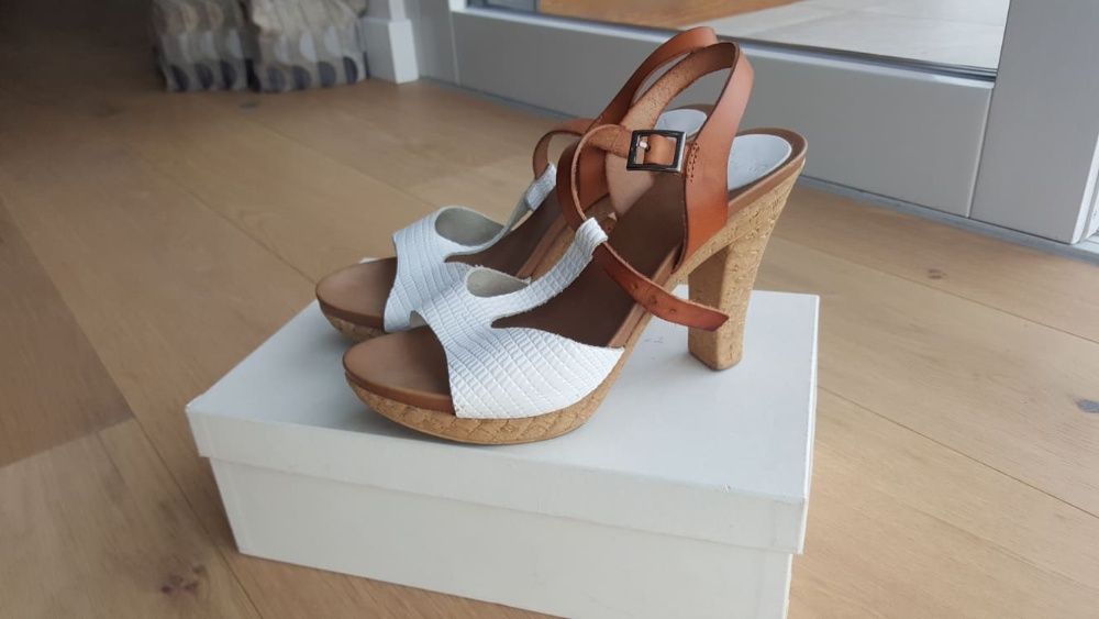 Skórzane buty damskie Mayka r. 38