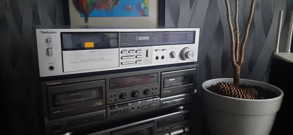 Technics M226, кассетная дека 1982гг. +акт.кол. Sven BF31+видео работы