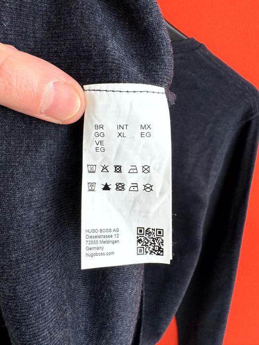 HUGO BOSS чоловіча кофта футболка з довгим рукавом лонгслів розмір XL