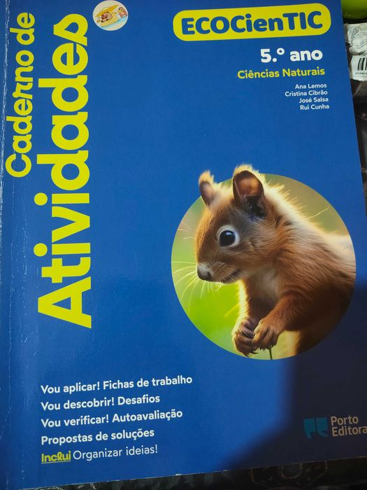 Livros atividades 6 ano Agrupamento Daniel Sampaio