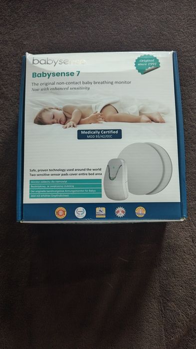 Babysense 7 – monitor oddechu niemowlaka, stan bardzo dobry, komplet
