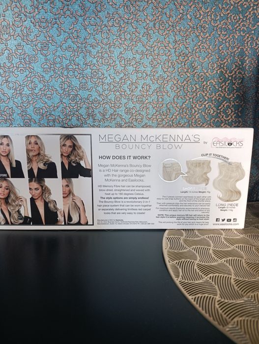 Włosy ombre Clip in długie