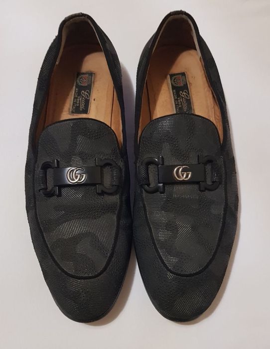 Брендовые кожаные лоферы, туфли Gucci Оригинал