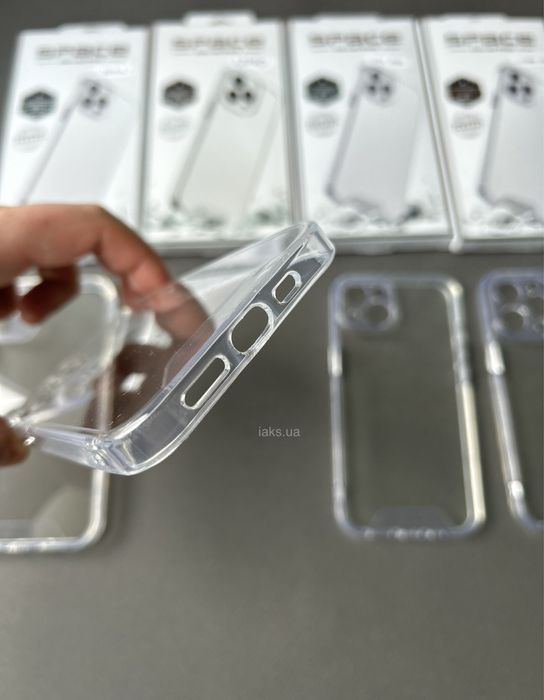 SPACE case full camera чехол спейс прозрачный плотный iPhone 15 pro ma