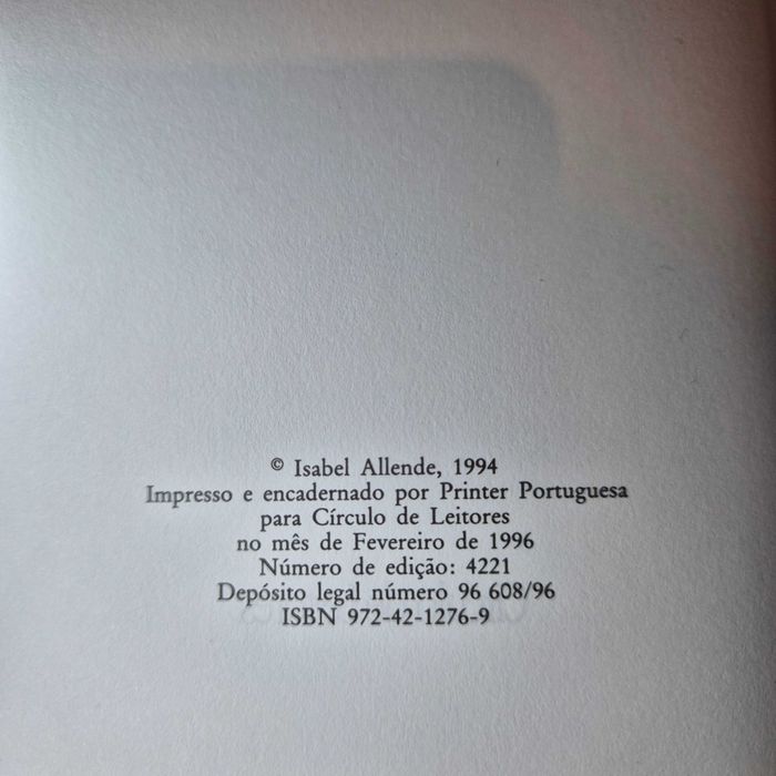 Isabel Allende Livro PAULA