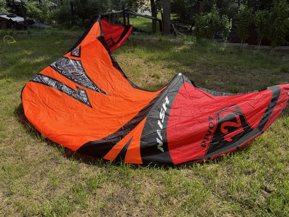 KOMPLETNY ZESTAW KITE Naish Pivot S26 (9m + 12m) | Deska North Focus | Bar Cabrinha | Quiver Mystic | STAN IGŁA