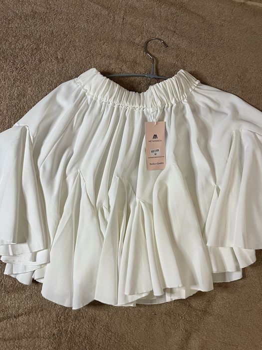 Юбка сонце, біла М-л