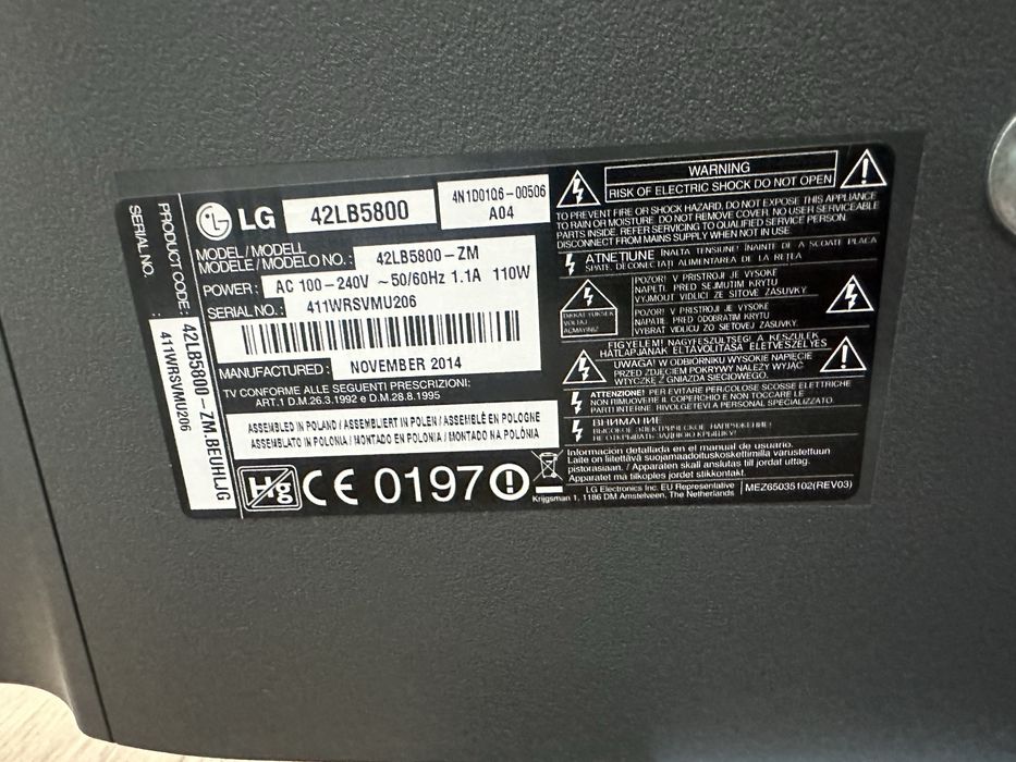 TV Lg 42 polegadas