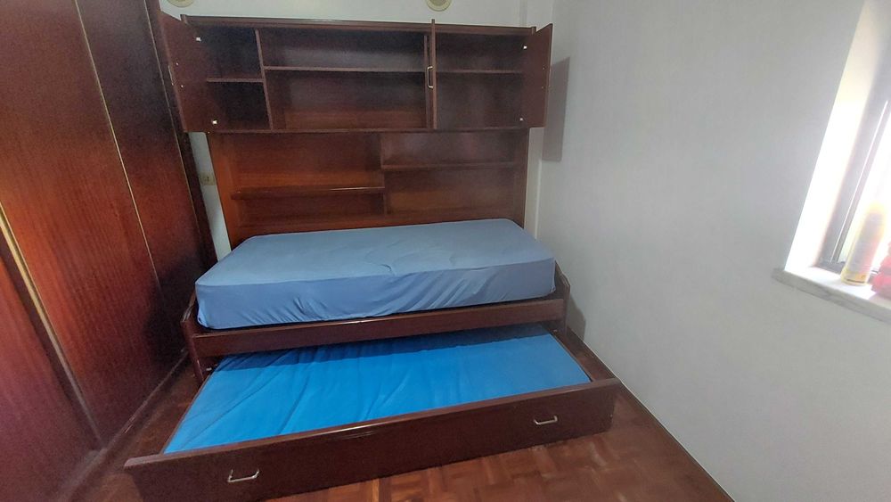 Móvel Cama estúdio solteiro pinho mel