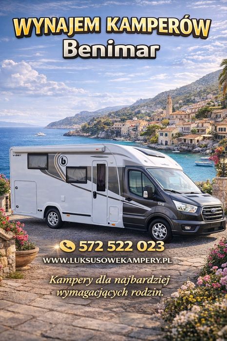 Nowe Fabrycznie Kampery Wynajem Wypożyczalnia