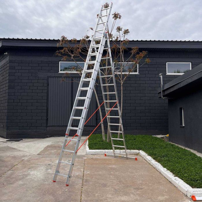 Алюмінієва драбина 1-,2-,3секційна до 12 м, стремянка. Великий вибір