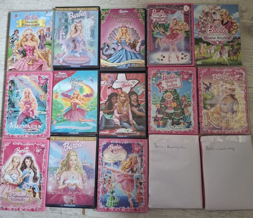 Zestaw filmów Barbie