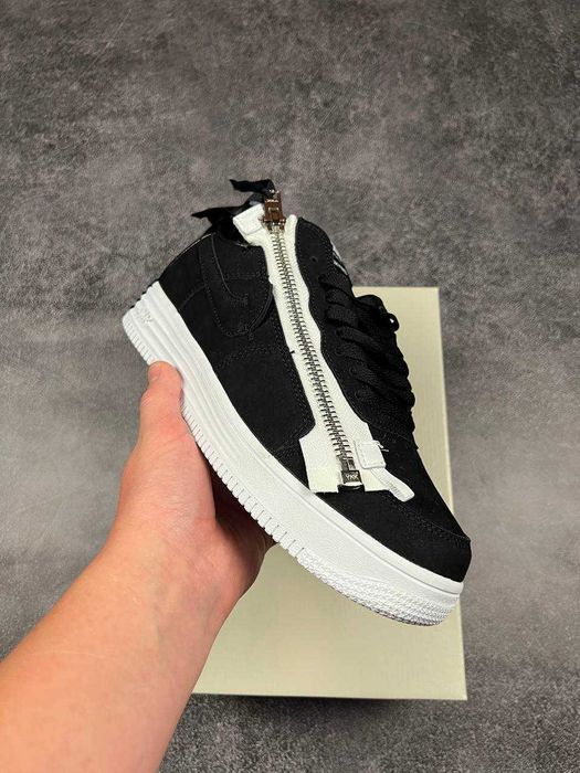 !WOW! Кросівки Nike Lunar Force 1 Low Acronym Black White | кроссовки форс лунар