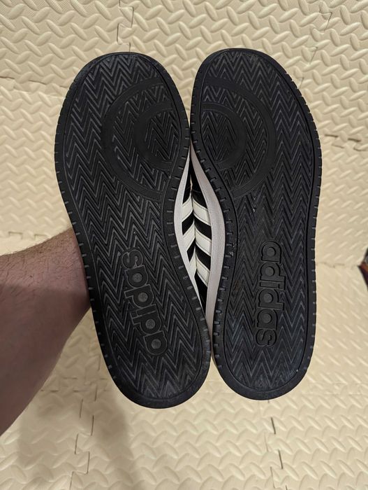 Мужские  кроссовки, хайтопы Adidas Hoops 2.0. Mid, р.46(29,5)