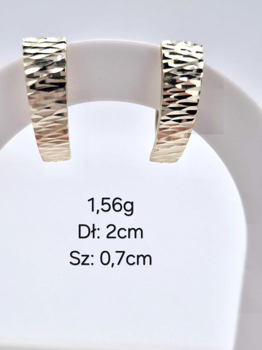 Kolczyki złote nowe 585 14k