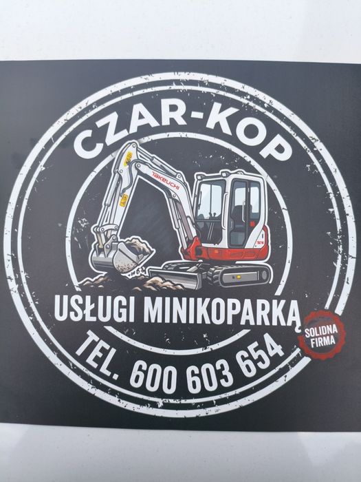 Usługi minikoparka