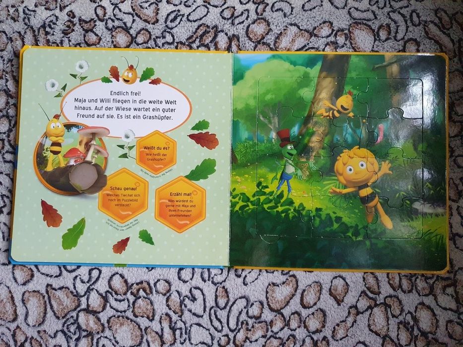 Книга пазл Бджілка Майя, фірмова