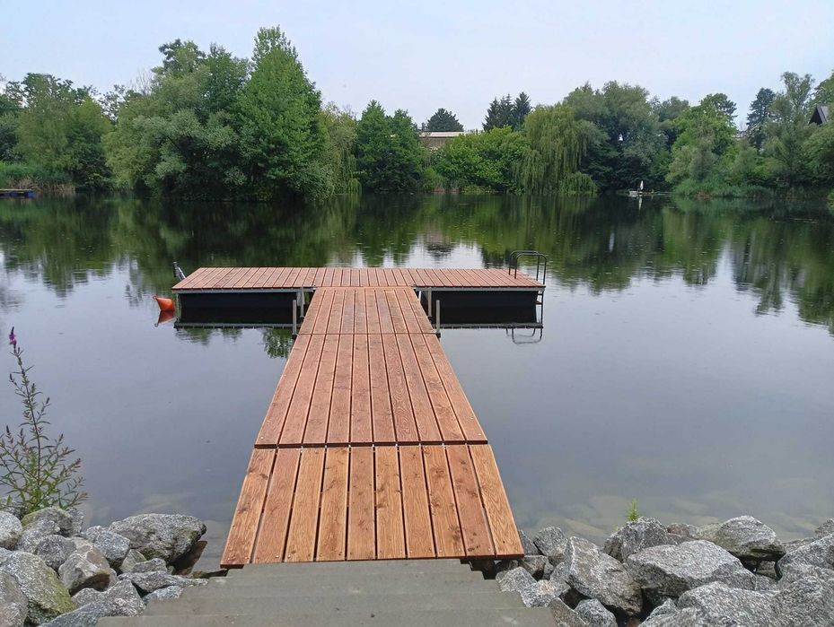 Pomost Pływający Pomosty Pływające Platforma Wyspa Rower wodny molo