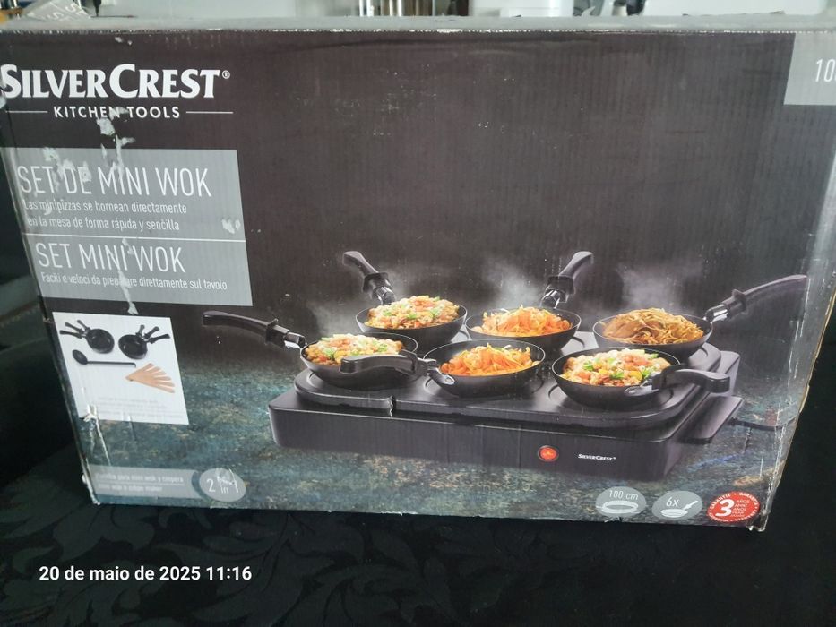 Conjunto de mini wok