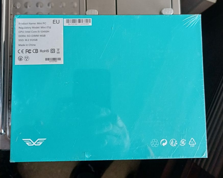 Geekom Mini IT12 PC мини Пк Intel Core i5 DDR4 16 Gb SO-DIMM SSD M.2 512 Gb неттоп Nuc компютер