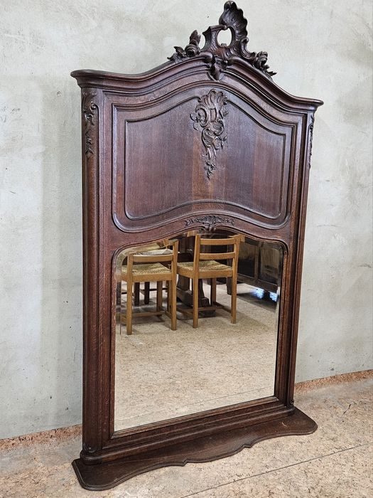 Stare francuskie lustro Ludwikowskie rocaille 1935r /