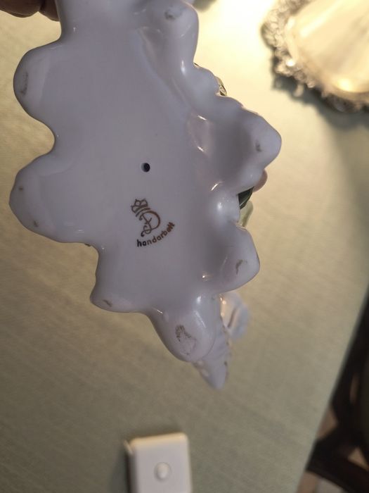 Świecznik porcelanowy sygnatura