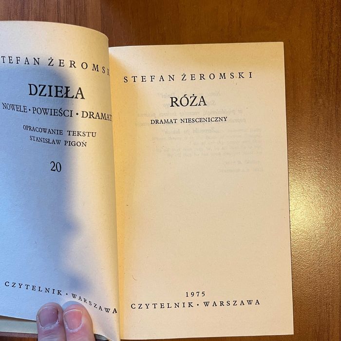Róża , dramat niesceniczny ; Stefan Żeromski