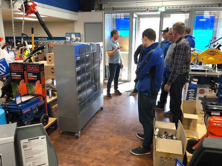 NAGRZEWNICA Przemysłowa DHOE-120 (14 kW, 55–88 m²) Veltron Promiennik