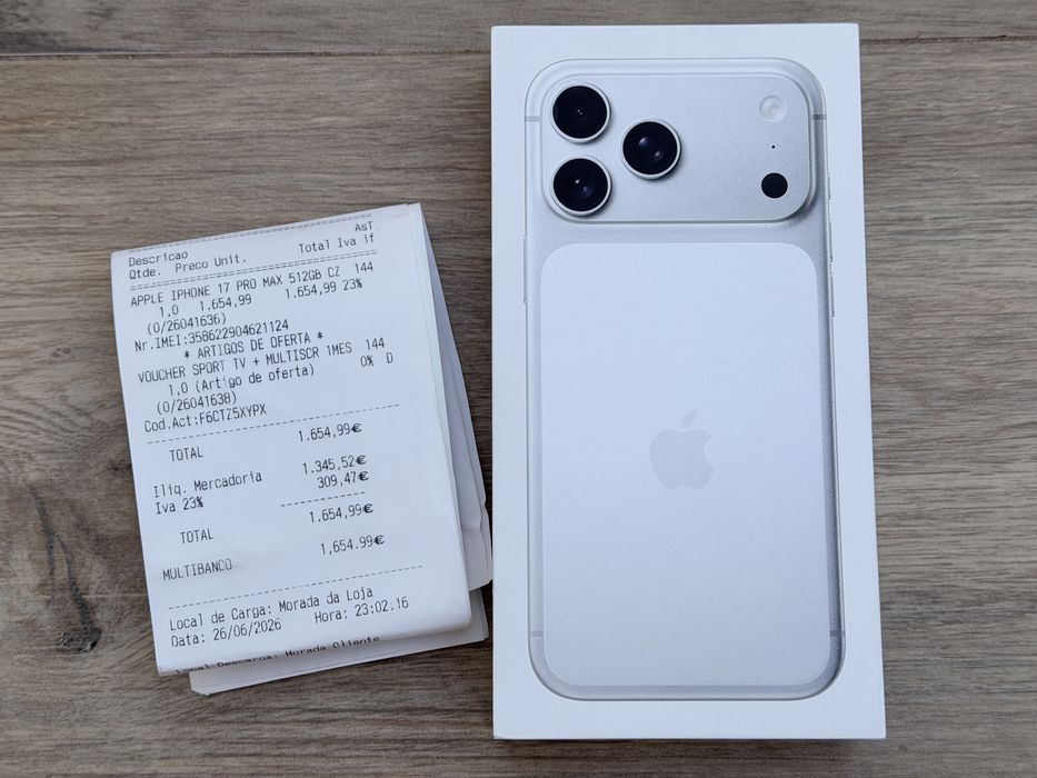 iPhone 17 Pro Max 512Gb - Novo / 3 Anos de Garantia