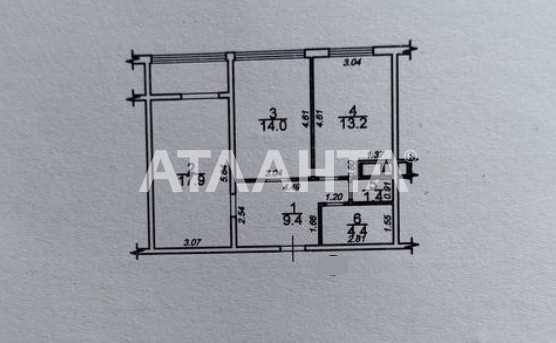 47 Перлина. 2кімнатна квартира з видом на море.