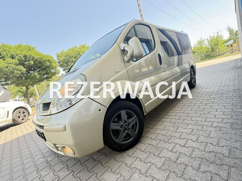 Renault Trafic  Renault Trafic 1.9DTi 2005r L2H1 Long Brygadówka 6-cio Osobowy Klima!