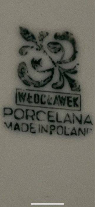 Talerz Włocławek głęboki Prl.
