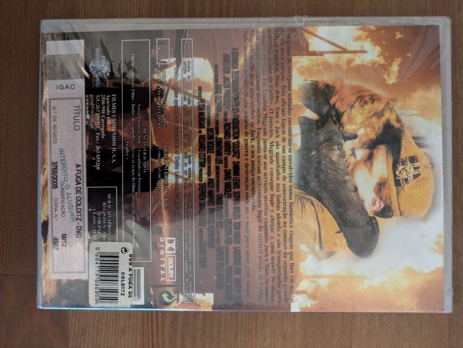 DVD NOVO e SELADO - " A Fuga de Colditz " 2005