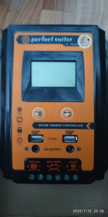 Контроллер заряда 30А для солнечных панелей
