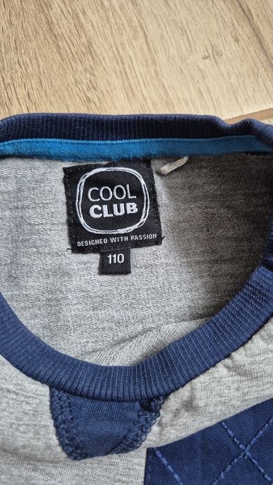 Bluza Club Cool szaro niebieska, r.110