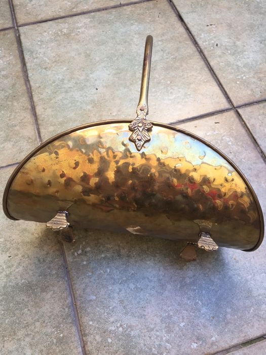 Patera koszyczek metalowa z rączką