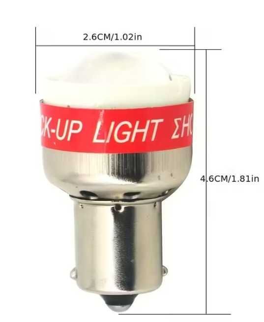 LED звуковий та світловий ліхтар заднього ходу, цоколь P21W/1156/BA15S