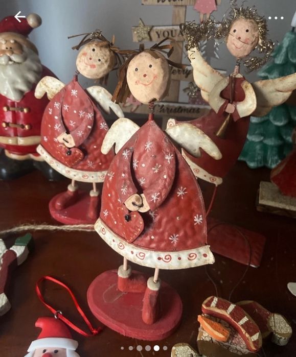 Várias decorações de Natal