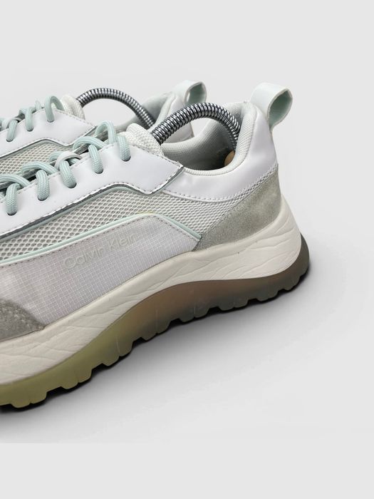 Buty Sportowe Calvin Klein Sneakers Szary Biały Rozmiar 38
