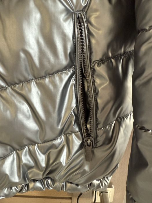 Kurtka męska guess srebrna