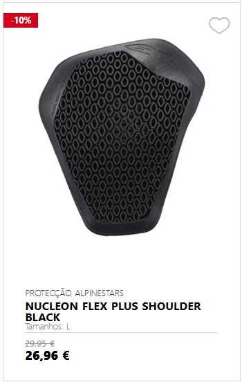 Proteções de ombros e cotovelos ALPINESTARS Nucleon Flex Plus