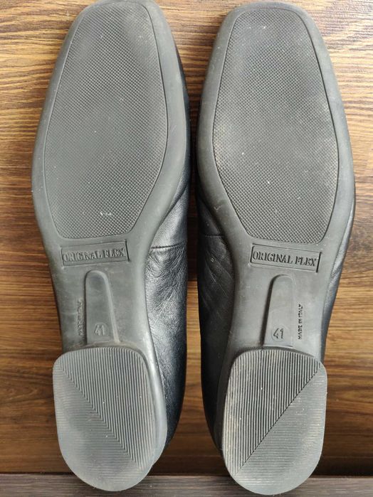 Балетки туфли Miho Ikado (Italy) р. 41 стелька 27 см. черного цвета.