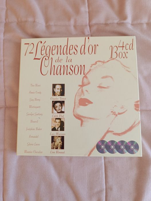 72 Légendes d'or de lá Chanson, 4cdbox