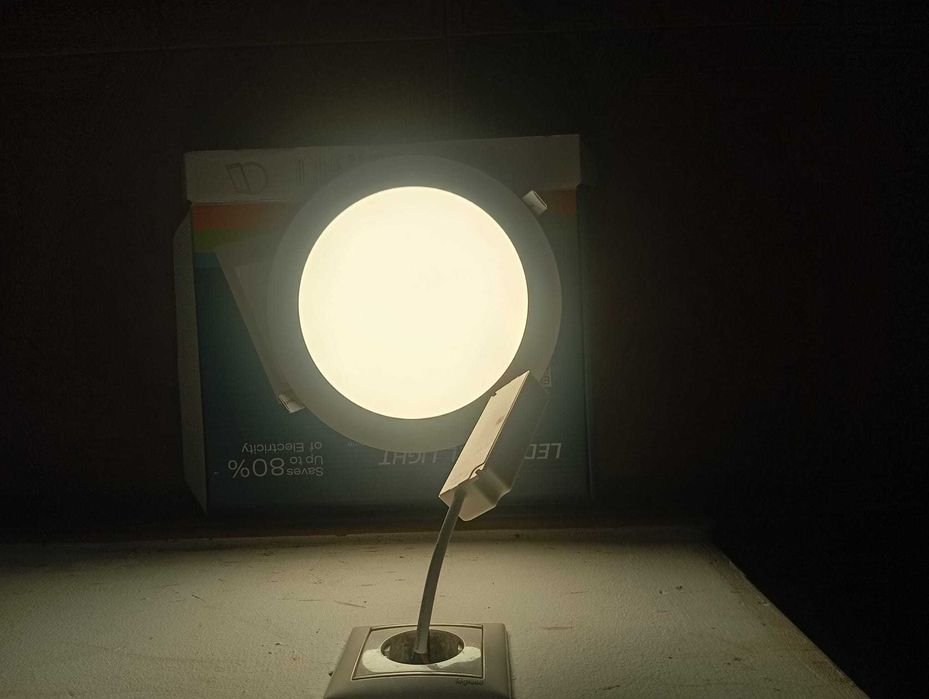 Painel LED Embutido 18W 4000K Redondo – Novo