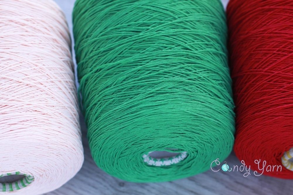 РОЗПРОДАЖ! Італійська бобінна пряжа, Буретний шовк 100% меринос, сток